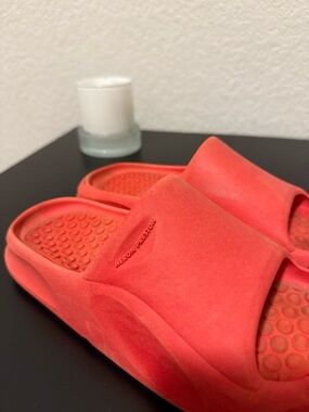 Heron Preston Orange Slide Sandals